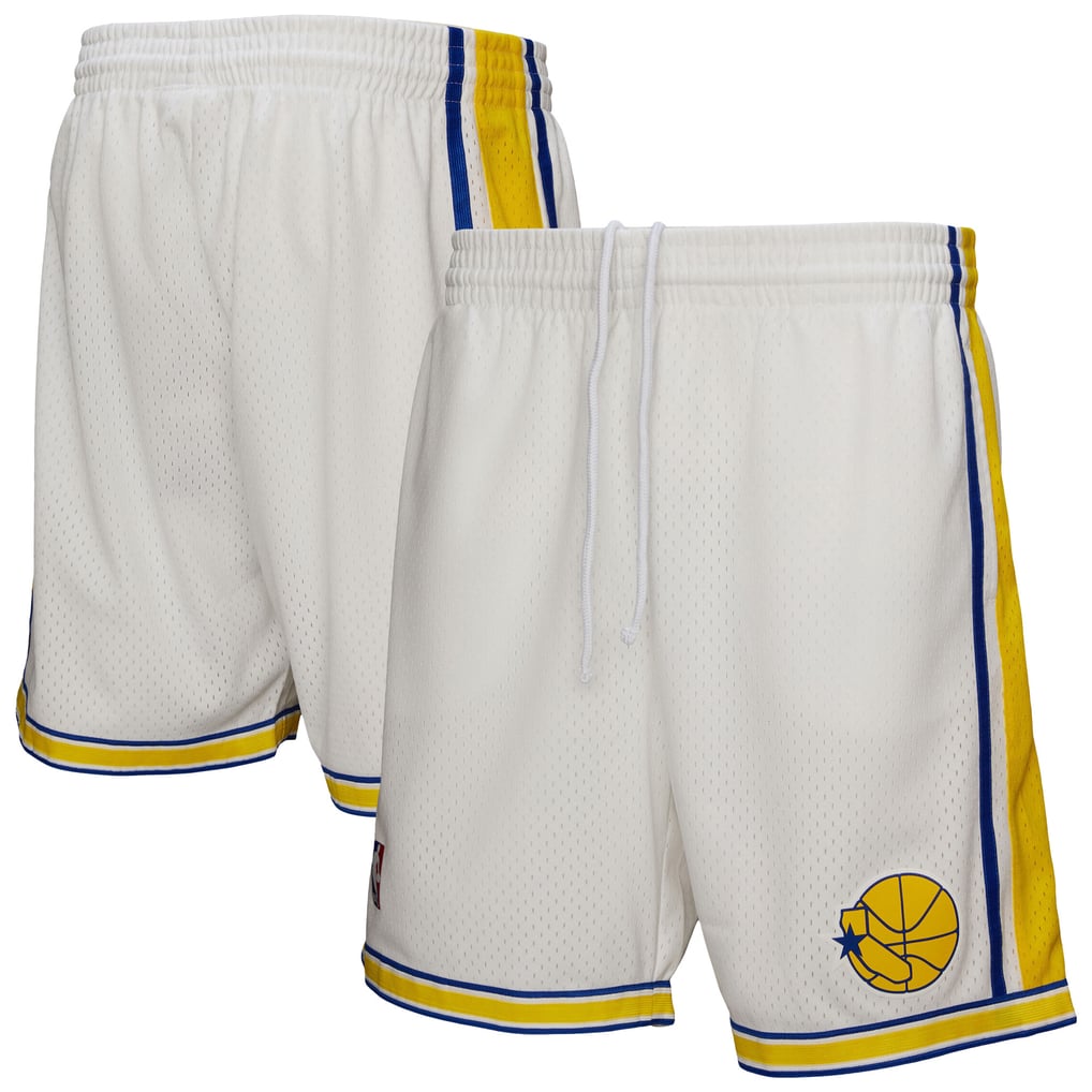  Golden State Warriors Mitchell & Ness Authentic Shorts - White